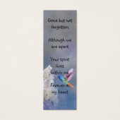 Memorial Prayer Card Beerdigung Natur Lesezeichen (Vorderseite)