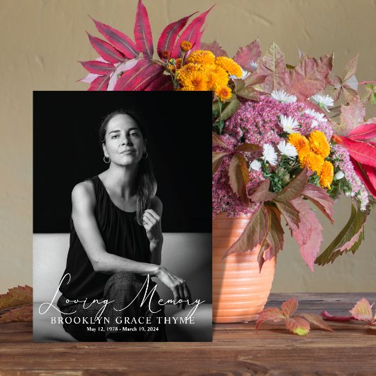 Memorial Program Love Memory Full Foto Programm