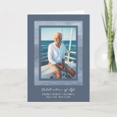 Memorial-Programm zum Thema "Blaue Ozeane" Programm (Vorderseite)