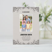 Memorial Programmkarte Einladung (Stehend Vorderseite)