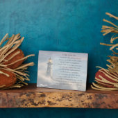 Memorial Remembrance Tribute Nautical Ocean Spirit Fotoplatte (Seite)