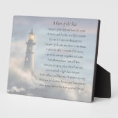 Memorial Remembrance Tribute Nautical Ocean Spirit Fotoplatte (Seite)