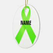 Memorial Ribbon zu Lymphomen Keramikornament (Links)
