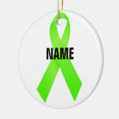 Memorial Ribbon zu Lymphomen Keramikornament (Links)