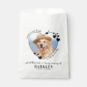 Memorial Seed Packet Herz Custom Hund Foto Geschenktütchen (Vorderseite)