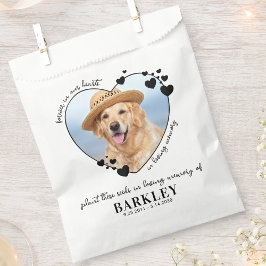 Memorial Seed Packet Herz Custom Hund Foto Geschenktütchen