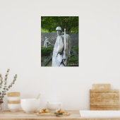 Memorial Series 3 der Veteranen des Koreakrieges Poster (Küche)