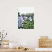 Memorial Series One der Veteranen des Koreakrieges Poster (Küche)