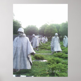 Memorial Series One der Veteranen des Koreakrieges Poster