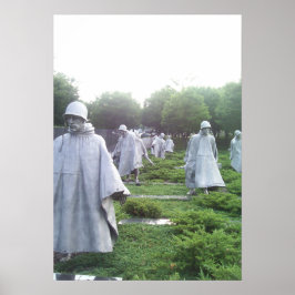 Memorial Series One der Veteranen des Koreakrieges Poster