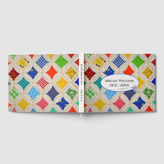 Memorial Service Cathedral Window Quilt Pattern  Gästebuch (Voll)