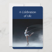 Memorial Service Einladen von Abbildung Skaten Ska Einladung (Rückseite)