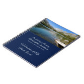 Memorial Service Gästebuch, Lake Reflection Notizblock (Linke Seite)