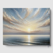 Memorial Service Ocean Sunrise Seascape Gästebuch (Rückseite)