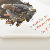 Memorial Sherpa Blanket Loss of Loved One Photo Sherpadecke (3/4)