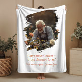 Memorial Sherpa Blanket Loss of Loved One Photo Sherpadecke
