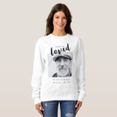 Memorial Sign Funerary Begrüßungszeichen Sweatshirt (Vorne ganz)