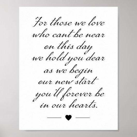 Memorial Sign Poster (Vorne)