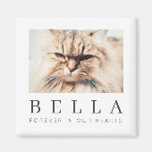 Memorial Simple Modern Chic Family Foto Magnet (Vorne)