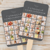 Memorial Simple Modern Minimalistisch 25 FotoColla Fächer