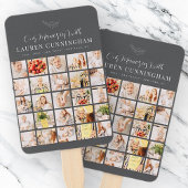 Memorial Simple Modern Minimalistisch 25 FotoColla Fächer