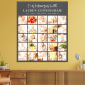 Memorial Simple Modern Minimalistisch 25 FotoColla Leinwanddruck (Insitu (Wohnzimmer))