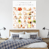 Memorial Simple Modern Minimalistisch 25 FotoColla Leinwanddruck (Insitu (Schlafzimmer))