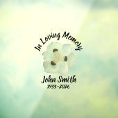 Memorial sticker for car window (Blatt 3)
