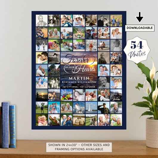 Memorial Sunset 54 Foto FEIER IN UNSEREN HERZEN Poster