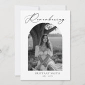 Memorial Sympathy Prayer Funeral Remembrance Cards (Vorderseite)