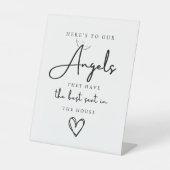 Memorial Table SIgn Sockelschild (Vorderseite)