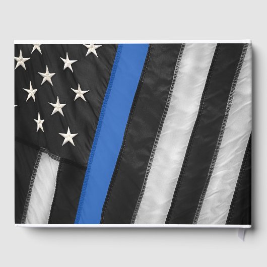 Memorial | Thin Blue Line Gästebuch (Rückseite)