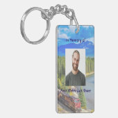 Memorial Train Rail Tram Railway Schlüsselanhänger (Vorderseite links)