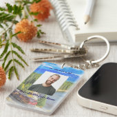 Memorial Train Rail Tram Railway Schlüsselanhänger (Vorderseite rechts)