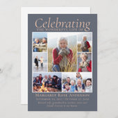 Memorial Tribute Foto von Leimbild Keepsake Dankeskarte (Vorne/Hinten)