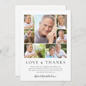 Memorial Tribute Foto von Leimbild Keepsake Dankeskarte (Vorne/Hinten)