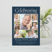 Memorial Tribute Foto von Leimbild Keepsake Dankeskarte (Stehend Vorderseite)