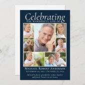 Memorial Tribute Foto von Leimbild Keepsake Dankeskarte (Vorne/Hinten)