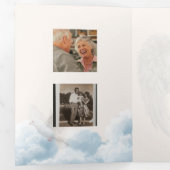 Memorial Trifold Funeral Template Dreifach Gefaltete Einladung (Innen Erste Seite)