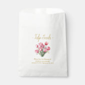 Memorial Tulip Seed Funeral  Geschenktütchen (Vorderseite)