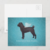 Memorial und Beileid zu Pei Pet Postkarte (Vorne/Hinten)