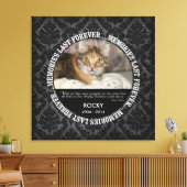 Memorial - Verlust des benutzerdefinierten Fotos f Leinwanddruck (Insitu (Wohnzimmer))