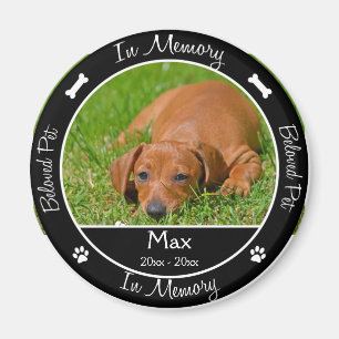 Memorial - Verlust des Hundes - Benutzerdefinierte Magnet