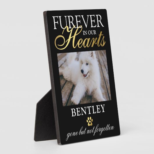 Memorial | Weiter in unserem Heart Foto Plaque Fotoplatte (Seite)