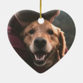 Memorial White Full Foto Keramik Ornament (Hinten)