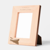 Memorial Wilderness Lake Canoe Geätzte Rahmen (Links)