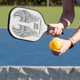 Memorial Wings Personalisiert Pickleball Schläger