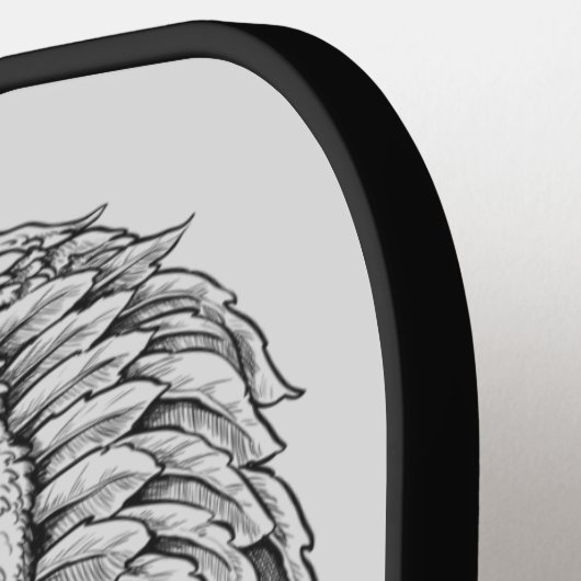 Memorial Wings Personalisiert Pickleball Schläger (Linke Seite)