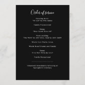 Memorial zum Foto in Schwarz und Weiß Programm (Rückseite)