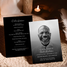 Memorial zum Foto in Schwarz und Weiß Programm